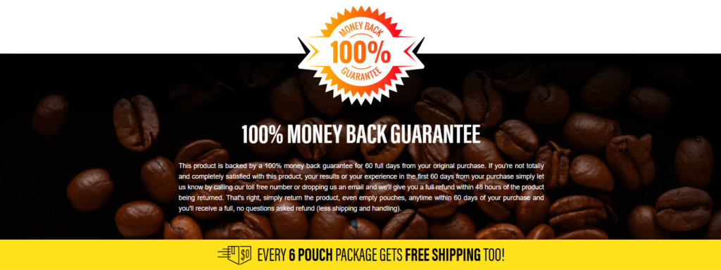 java burn order money back garantie